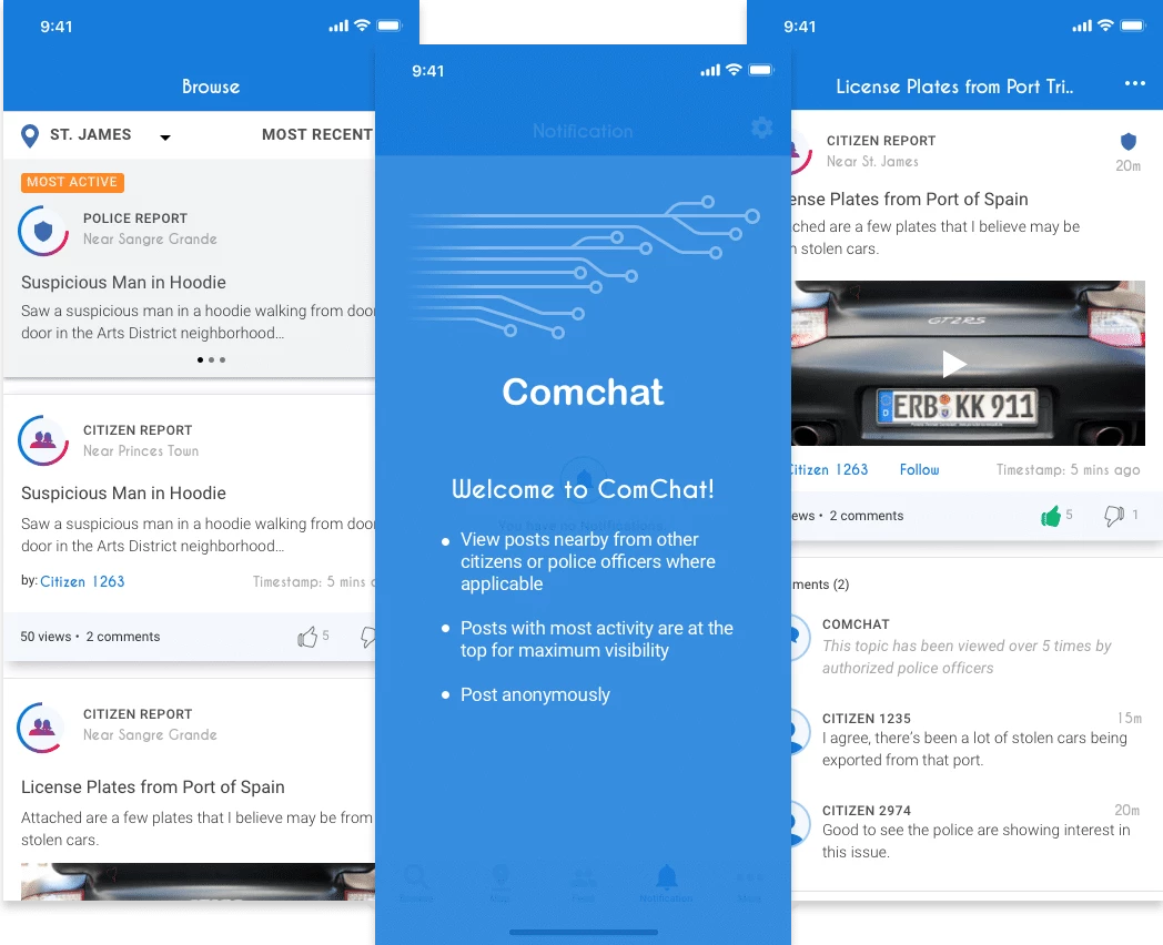ComChat Android App Development