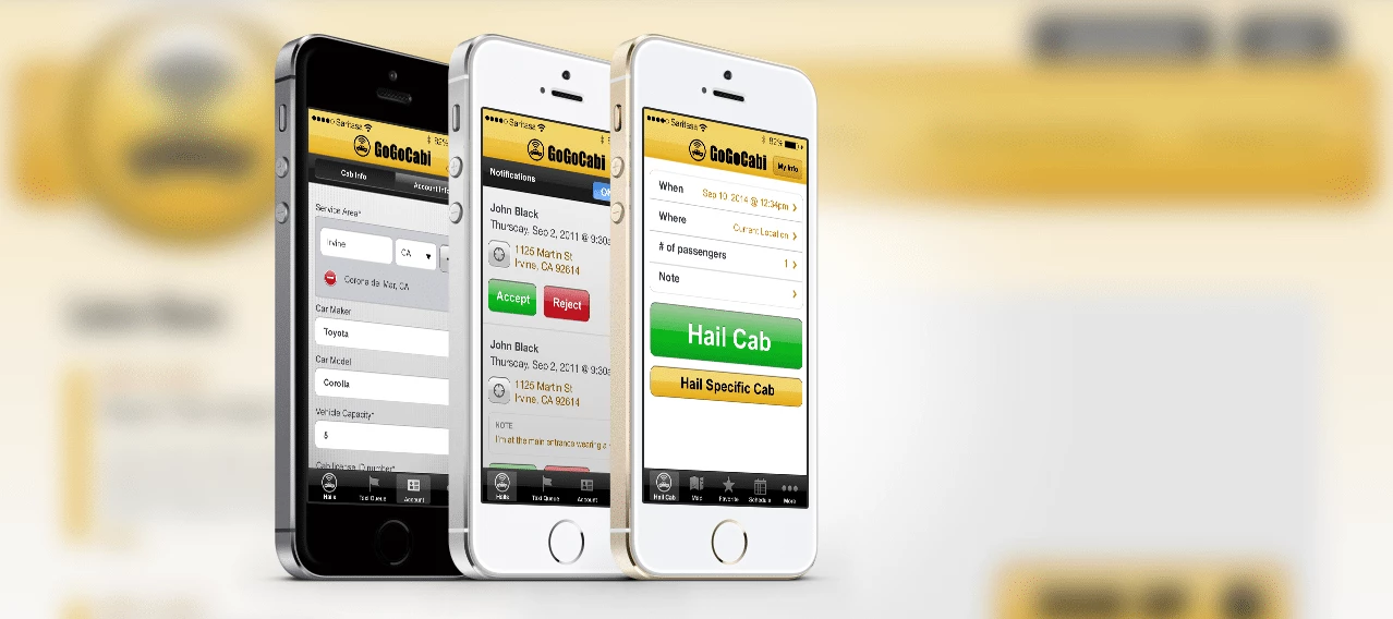 GoGoCabi iOS App