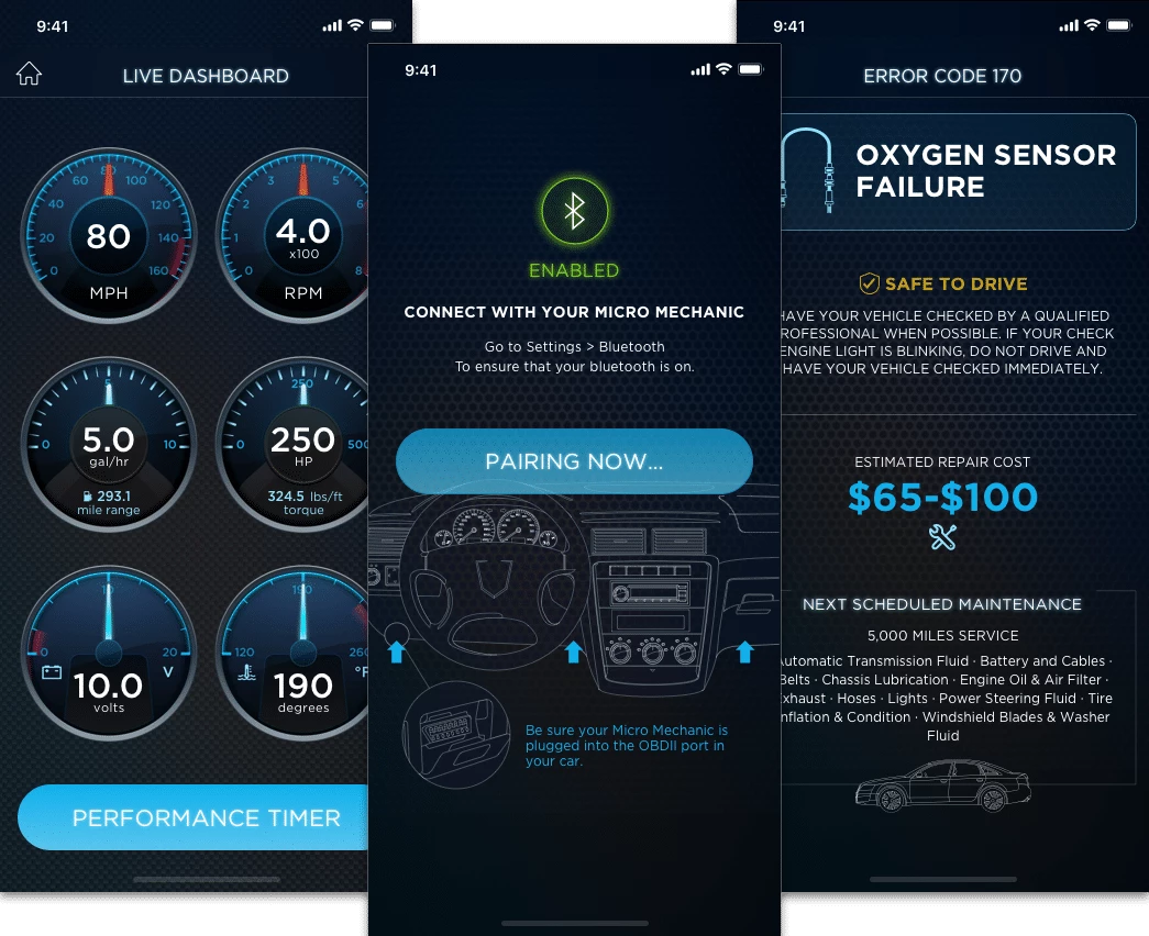 Micro Mechanic Car Diagnostic App Development