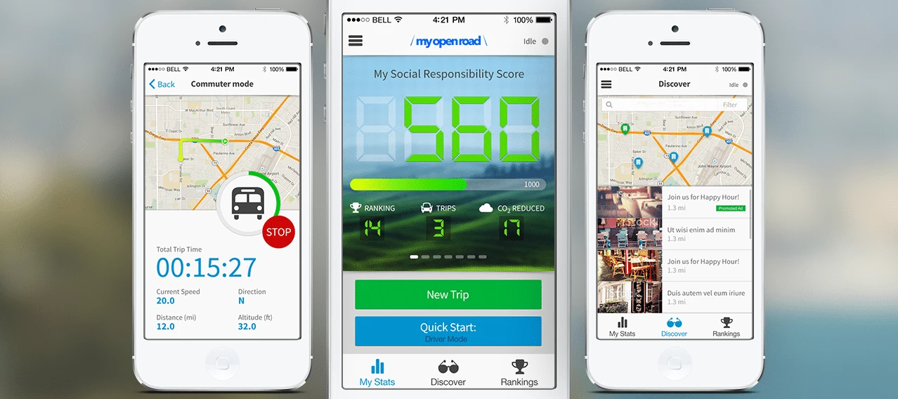 My Open Road Website & App