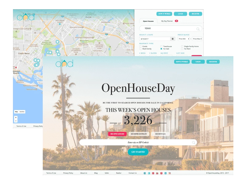 OpenHouseDay Web App Development