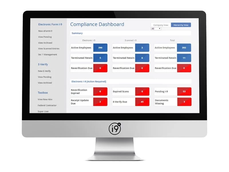 Electronic Form I-9 Compliance & E-Verify Software